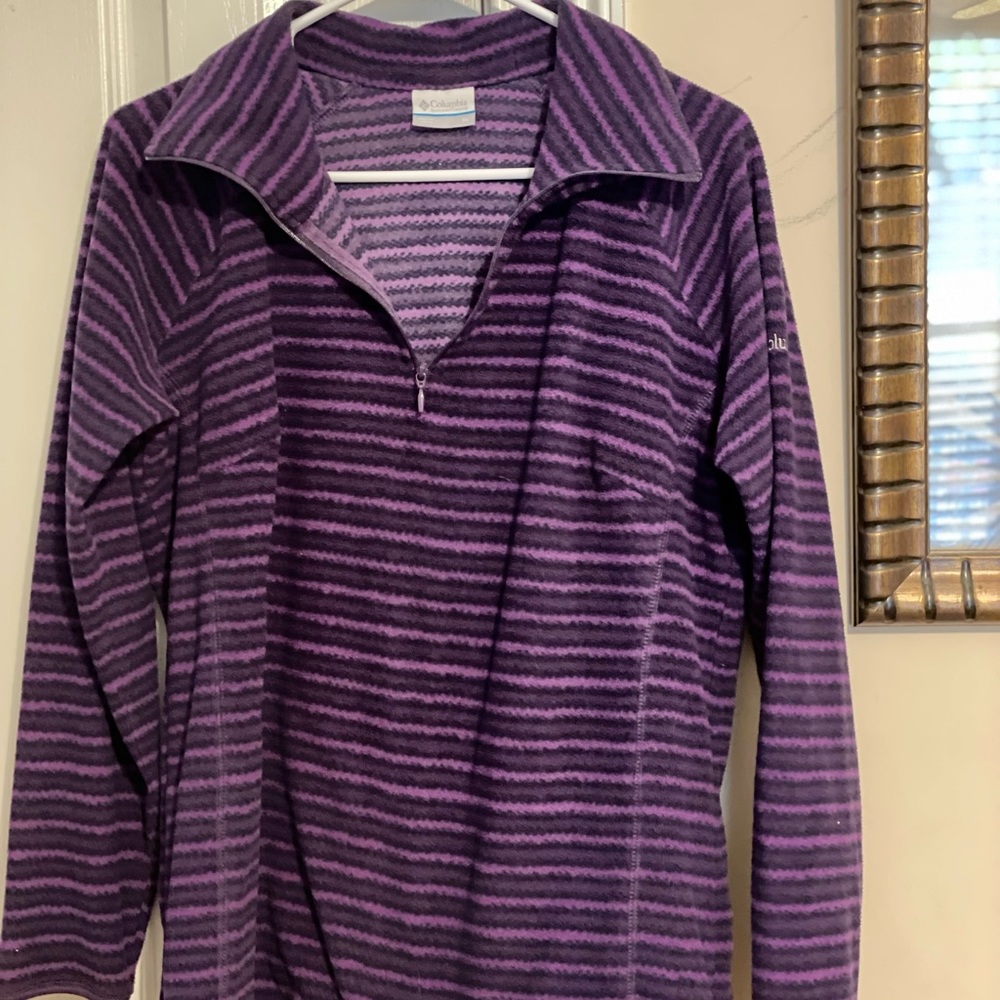 Columbia pullover Purple Womens XL